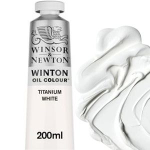 צבעי שמן 200 מ"ל Winton Oil Colour Titanium White 010