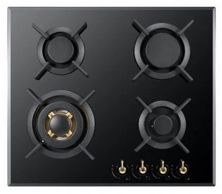 כיריים גז Peerless בסגנון כפרי דגם BL60RBG שחור מט