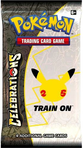 קלפי פוקימון חבילת בוסטר סלבריישן 25 שנה Celebrations Booster Pack - Celebrations (CLB)