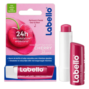 שפתון לחות בטעם דובדבן לבלו - Labello Cherry Shine Lip Balm 