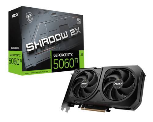 כרטיס מסך MSI GeForce RTX 5060 Ti 8G SHADOW 2X OC PLUS