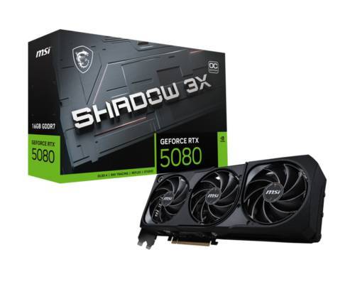 כרטיס מסך MSI RTX 5080 16G SHADOW 3X OC