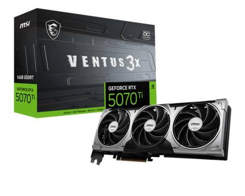 כרטיס מסך MSI RTX 5070 Ti 16G VENTUS 3X OC