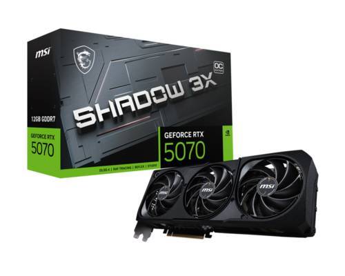 כרטיס מסך MSI GeForce RTX 5070 12G SHADOW 3X OC