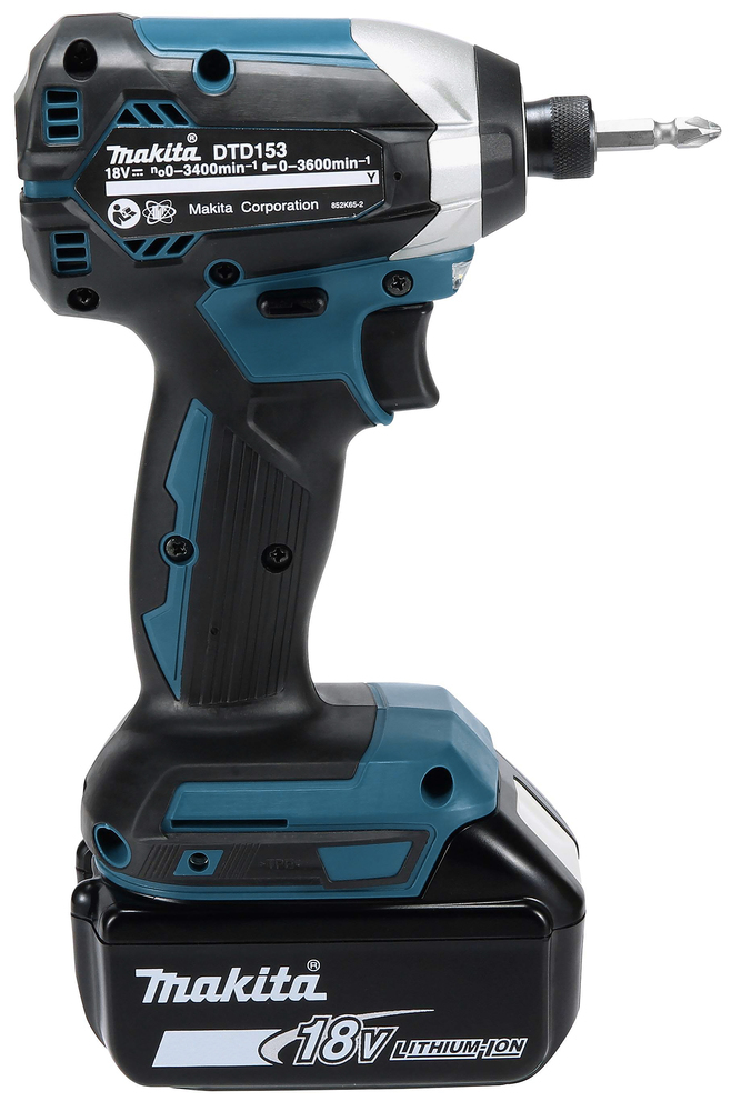 גוף מברגת אימפקט 170NM מנוע BL 18V MAKITA MAKITA DTD153Z מקיטה