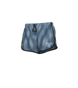 מכנסי ריצה עם תחתון פנימי ALE LOOSE FITING RUNNING SHORT אפור פטרול אריג טכני דקיק ומאוורר מאוד בעלות כיס אחורי