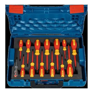 סט 14 כלי עבודה ידניים מבודדים במזוודת L-BOXX מבית Bosch Professional