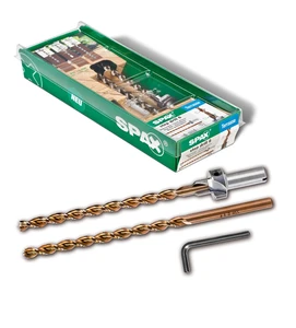 מארז 2 מקדחי Step Drill קוטר 6 מ״מ עם מקדח שקוע (Senker) + מפתח אלן 5000009186069