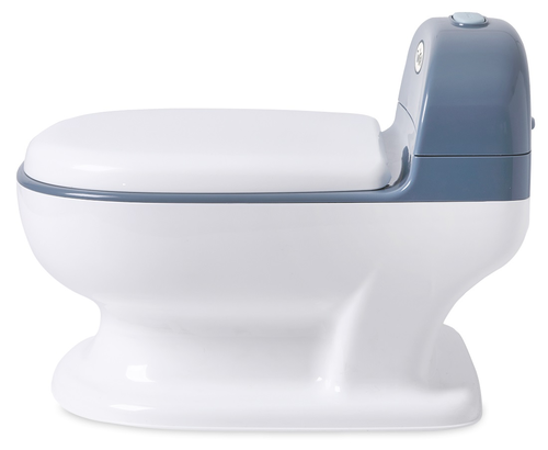 סיר גמילה בצורת אסלה עם קולות הורדת מים Train it! Mini Potty - אדום/לבן