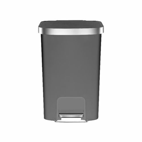 פח אשפה למטבח דוושה מלבני 50 ליטר פח רגלית מנגנון סגירה שקט EKO EKO6255 50L NEW HANA אקו