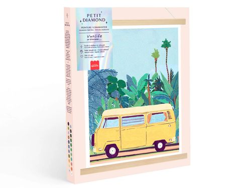 יצירה לגדולים - שיבוץ אבני חן Diamond paiting- Van life