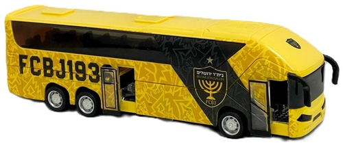 אוטובוס מתכת יוקרתי בעיצובי קבוצות ליגת העל בקנה מידה 1:50 - בית