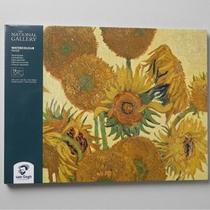 בלוק לצבעי מים 30/40 12 דף 300 גר Van Gogh National Gallery