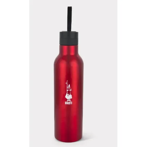 בקבוק תרמי Bialetti אדום פקק עם ידית נשיאה bialetti_bottle