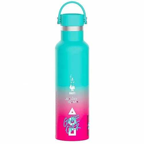 בקבוק תרמי Bialetti Squid Game 600ml עיצוב צבעוני