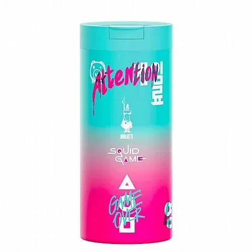 כוס תרמית Bialetti Squid Game 460ml עם מכסה פתוח