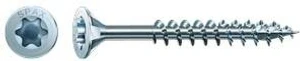 בורג 3X30 מ"מ אוניברסלי, תבריג חלקי, ראש T-STAR PLUS שטוח בציפוי WIROX (1000 יח