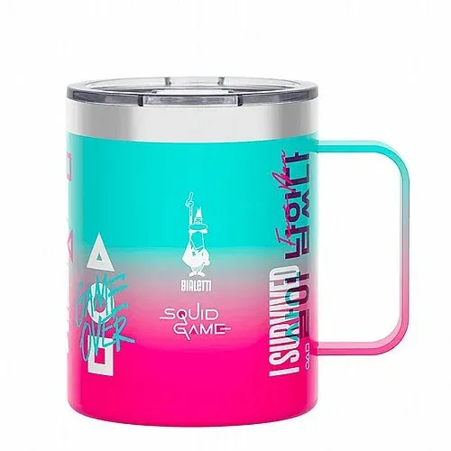 כוס תרמית עם ידית Bialetti Squid Game 420ml