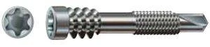 בורג קודח 5X44 מ"מ, תבריג מפוצל, ראש פאן T-STAR PLUS בציפוי WIROX (100 יח