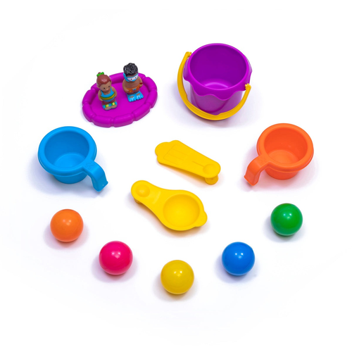 שולחן פעילות מים ספירלה Ball Buddies Adventure Center עם 13 אביזרים דגם 4132