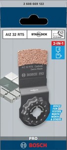 PRO AIZ 32 RT5 ייחודי מסוג "2 ב-1" המיועד לעבודות שיפוץ ותיקון אריחים (קרמיקה)