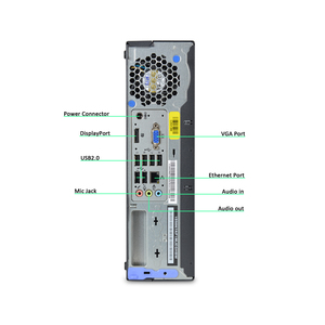מחשב שולחני מוקטן Lenovo ThinkCentre M90p USFF i5 Windows 7 Pro לנובו