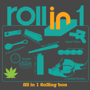 Roll In 1 הקופסה המושלמת למעשן- by Bilok IL