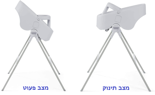 כיסא אמבטיה / אמבטיה מוגבהת באבל נסט Bubble Nest - אפור