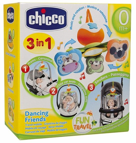 מובייל נייד מנגן נתלה עם חיבור לעגלה / סלקל / מיטה - Dancing Friends
