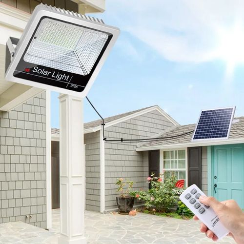 פרוז'קטור סולארי 40W לבן חם 4300K עם שלט אלחוטי