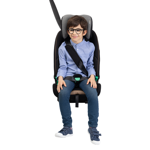 כסא בטיחות ובוסטר סיט & גו Seat&Go בטיחות ונוחות לאורך שנים - שחור Posh Black