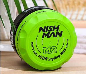 חימר קרטין נישמן -Keratin Clay Wax 150ML| M2 NISHMAN