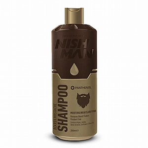 דיל! 10 יחידות שמפו לזקן Nishman Beard & Mustache Shampoo 200ml