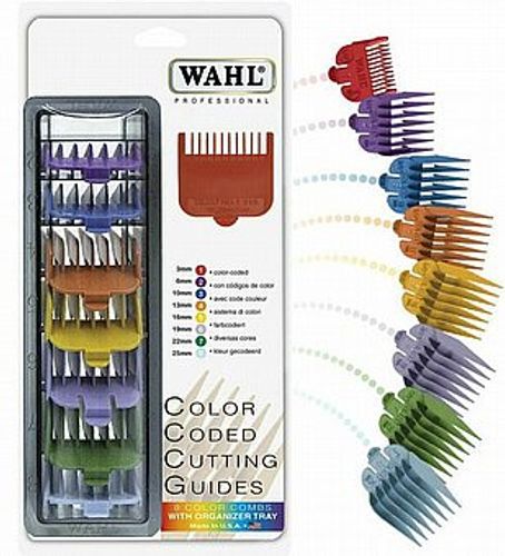 סט מסרקי וואל צבעוניים WAHL GUARDS