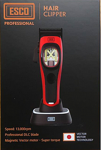 מכונת תספורת אסקו מגנטית  ESCO PROFESSIONAL  סל"ד 13,000