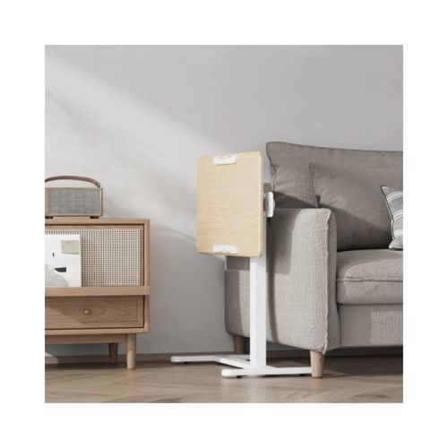 שולחן צד מתכוונן עם גלגלים נסתרים Lumi Brateck FMT02-06 לומי שולחן סטנד אישי למחשב נייד עד 10 קילו הטיה 90 מעלות 