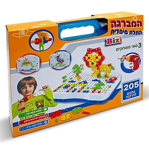 משחק הרכבה ובניה: המברגה התלת מימדית 205 חלקים