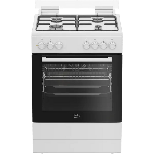 תנור עומד משולב כיריים FSE62122DWDSL BEKO בקו לבן