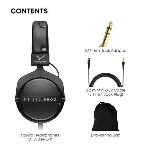 אוזניות אולפן Beyerdynamic DT770 PRO X 48 ohms