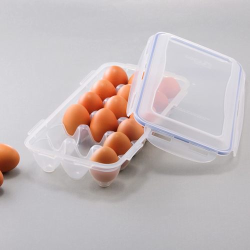 קופסת אחסון 18 ביצים -  lock & lock