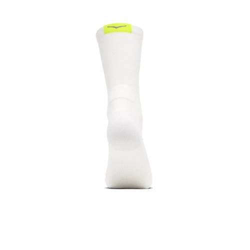 HOKA U CLIFTON CREW RUN SOCK WHT  גרבי ריצה הוקה