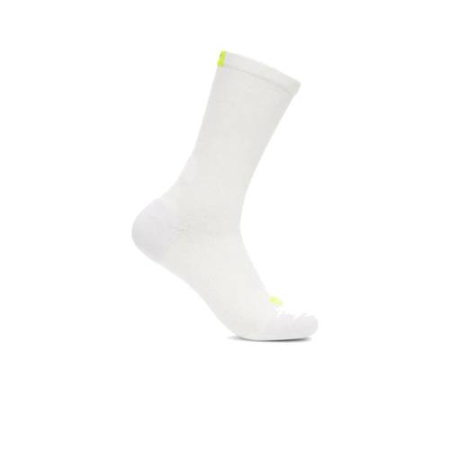 HOKA U CLIFTON CREW RUN SOCK WHT  גרבי ריצה הוקה