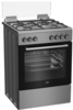 תנור משולב כיריים גז 60 ס"מ דגם FSE62123DXDSL  בקו BEKO  