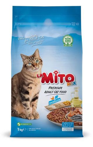 מיטו חתול מיקס עוף ודגים 15 ק