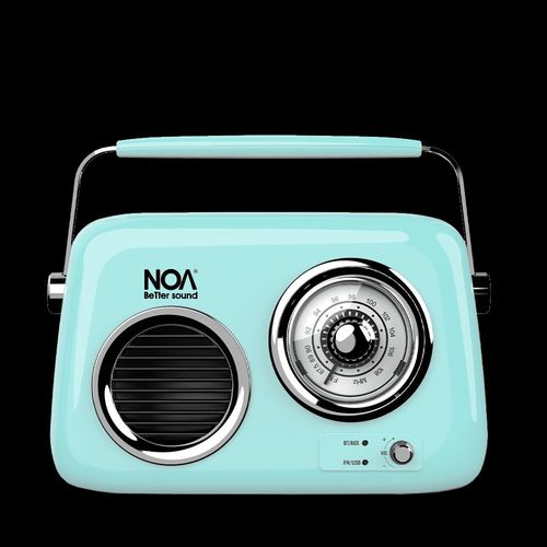 NOA Retro רדיו משולב רמקול Bluetooth - מנטה