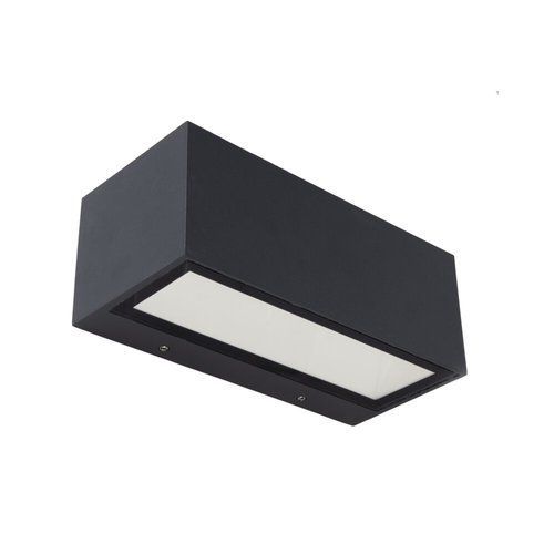  צמוד קיר אפור כהה GEMINI-MEDIUM UP&DOWN LUTEC 21W IP54 אור חם 