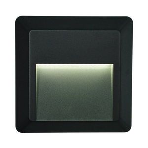  צמוד קיר שחור LOTUS-S 2W IP65 3CCT 