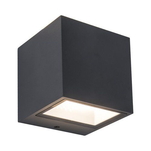 צמוד קיר אפור כהה GEMINI-BOX UP&DOWN LUTEC 9W IP54 אור חם 