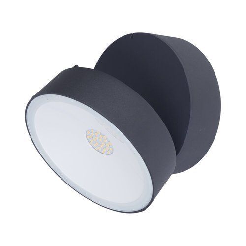  צמוד קיר / תקרה אפור כהה TRUMPET LUTEC 16W IP54 אור חם 