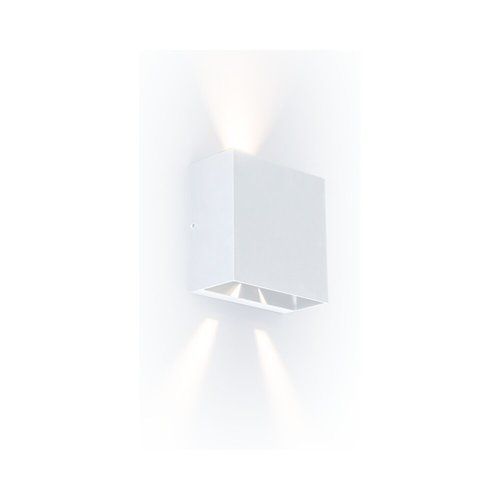  צמוד קיר לבן GEMINI-BEAM UP&DOWN LUTEC 10W IP54 אור חם 
